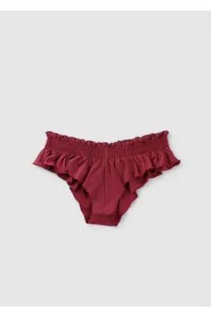 Frankies Bikinis Women Bikini Bottoms - Womens Pippa Frill Bikini Bottoms In