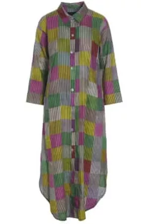 Bitte Kai Rand Women Graduation Dresses - Multi Stripe Shirt Dress