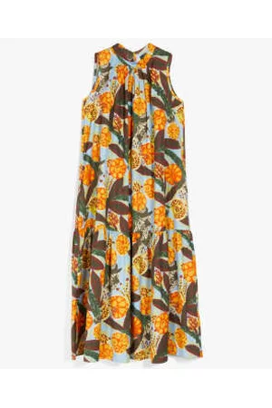 Max Mara Women Printed & Patterned Dresses - Citrus Print Verdun Dress