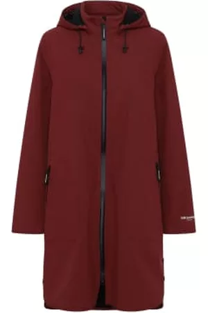 IIse Jacobsen Women Rainwear - Rhubarb Fleece Lined Rain Coat