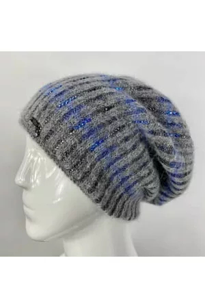 vizio Women Hats - And Blue Sequenced Floppy Hat