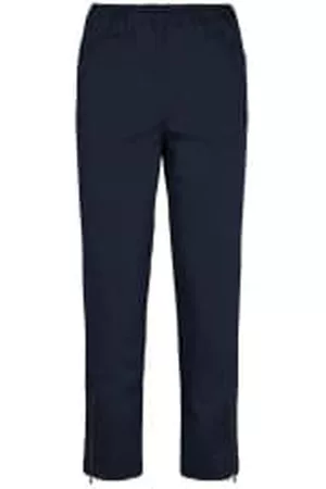 Laurie Women Jeans - Navy Piper Regular 3 by 4 Trousers with Zip
