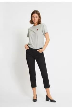 Laurie Women Jeans - Piper Regular 3 by 4 Trousers with Zip