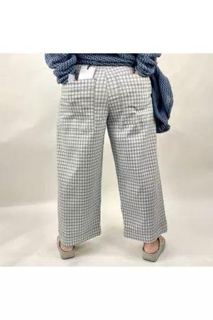 RUNDHOLZ Women Jeans - Water Check Trousers