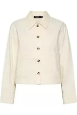 Soaked in Luxury Women Denim Jackets - Celeste Denim Jacket In Whisper