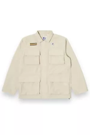 Universal Works Men Blazers - K-way Porthmeor Jacket Wr Ripstop Sand Kw28080