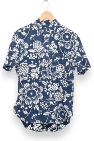 GITMAN Men Short sleeved Shirts - Vintage Button Down Shortsleeve Duke's Pareo Popover