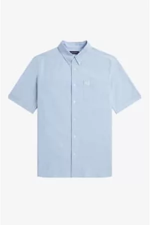 Fred Perry Men Shirts - M5503 Oxford Shirt - Light Smoke Blue