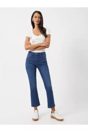 French Connection Women Stretch Jeans - Denim Stretch Demi-boot Ankle Cut Jeans |