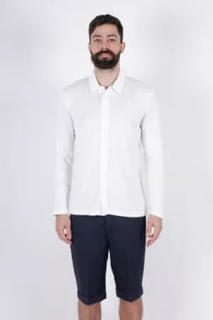 Daniele Fiesoli Men Long Sleeved Shirts - Linen Long Sleeve Shirt