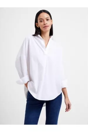 French Connection Women Shirts - Appelona Broderie Anglaise Back Popover Shirt |