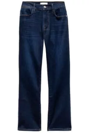 Frame Women High Waisted Jeans - Le High Straight Jeans - Claremore