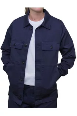 Yarmouth Oilskins Men Blazers - The Drivers Jacket Navy