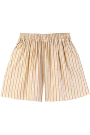 LF Markey Women Shorts - Basic Linen Shorts Citrus Stripe
