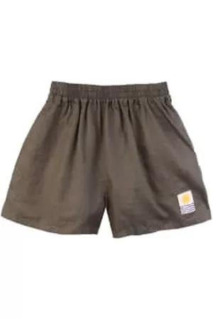 LF Markey Women Shorts - Basic Linen Shorts Moss