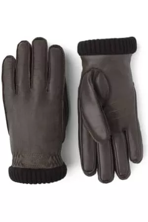 Hestra Men Gloves - Deerskin Primaloft Glove Dark Dark