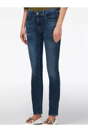 7 for all Mankind Women Vintage Jeans - Indigo Roxanne Luxe Vintage Mood Jeans