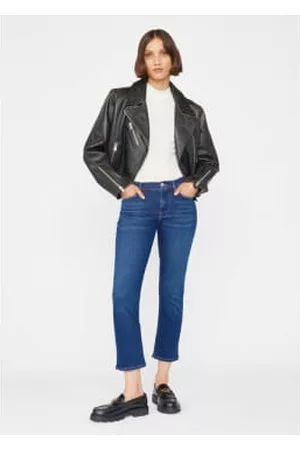 Frame Women High Waisted Jeans - Le Shape High Straight - Stover