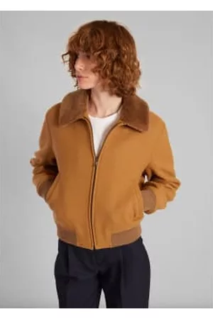 L'exception Paris Women Jackets - Sheepskin Collar Jacket In New Wool Made In France