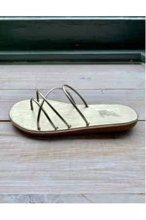 Ancient Greek Sandals Women Sandals - Pu Sandal - Platinum