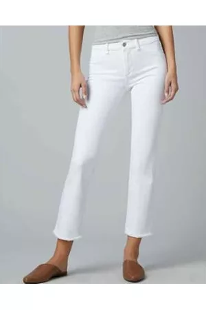 DL1961 Women Straight Jeans - Mara Straight Ankle Jeans Milk