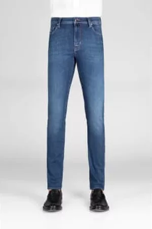 sartoria tramarossa Men Jeans - And red Leonardo Zip SS Jeans