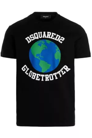 Dsquared2 Men T-Shirts - Mens Globetrotter Cool T-shirt