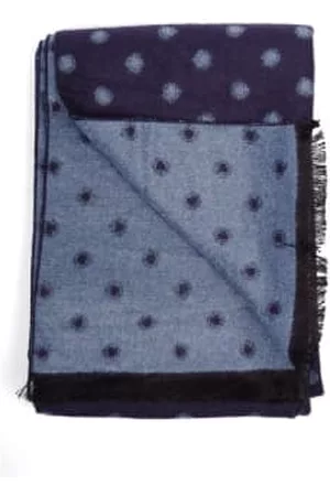 Remus Men Scarves - Navy Spotted Scarf