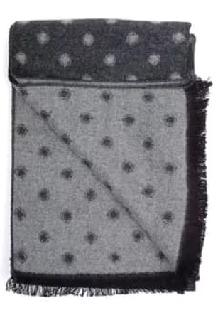Remus Men Scarves - Charcoal Spotted Scarf