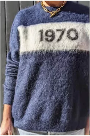 BELLA FREUD Women Cardigans - 1970 Navy Mohair Knit