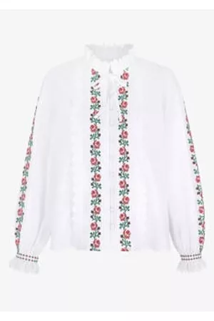 Pink City Prints Women Blouses - Cecily Blouse - Pennine Rose