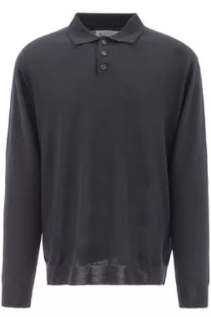 Maison Margiela Men Sweaters - Mens Elbow Patched Long Sleeves Jumper