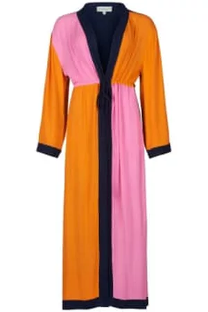 Constellation Women Graduation Dresses - Libra Colour Block Kimono