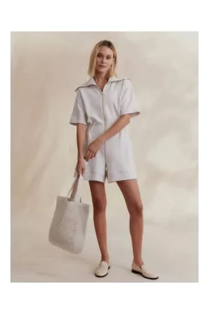 Varley Women Graduation Dresses - Ivory Caldwell Playsuit