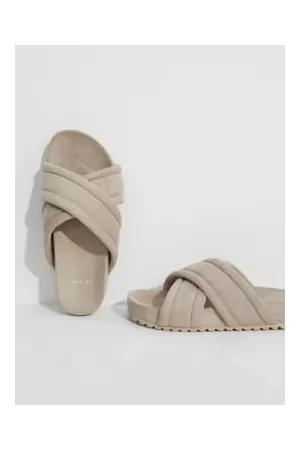 Varley Women Sandals - Mink Ronley Quilted Slides