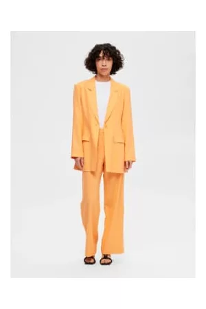 SELECTED Women Blazers - Slftania Slim Blazer In Tangerine