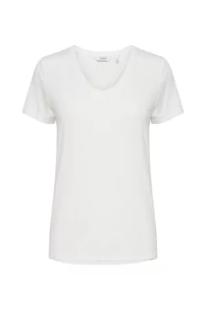 B YOUNG Women T-Shirts - Byrexima V-neck T-shirt Optical