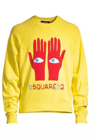 Dsquared2 Men Sweatshirts - Mens Eyes On Hands Sweatshirt