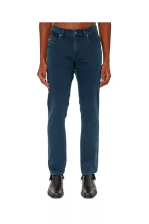 Diesel Men Slim Jeans - D-strukt 0qwty Slim Fit Jeans - Teal Blue