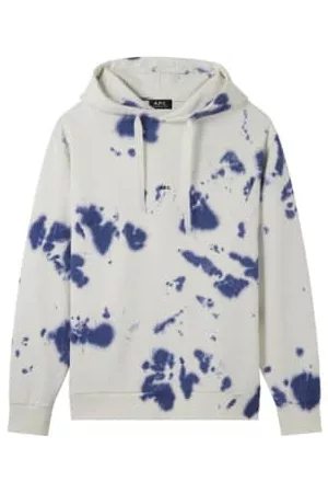 A.P.C. Men Neckties - Mens Victor Tie Dye Hoodie