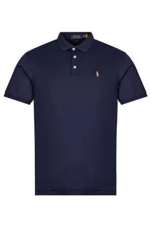 Ralph Lauren Men Polo T-Shirts - Slim Fit Polo Shirt - Navy