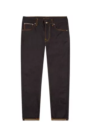 Nudie Jeans Men Jeans - Lean Dean Dry Jeans - True Selvage / Navy