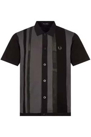 Fred Perry Men Shirts - Striped Knitted Shirt