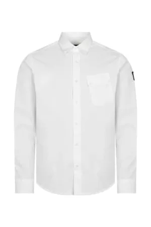 Belstaff Men Long Sleeved Shirts - Long Sleeve Pitch Shirt