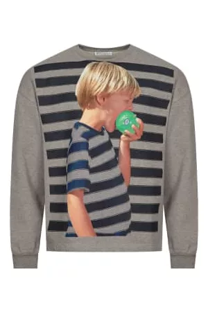 J.W.Anderson Boys Sweatshirts - Boy With Apple Sweatshirt - Melange