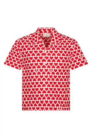 Ami Men Shirts - Heart Shirt - Scarlet