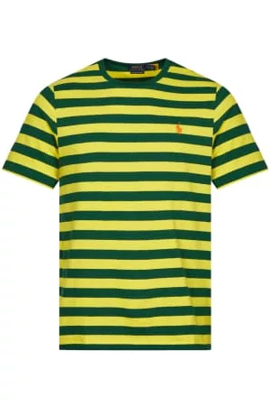 Ralph Lauren Men T-Shirts - Stripe T-shirt - Lemon Crush / New Forest