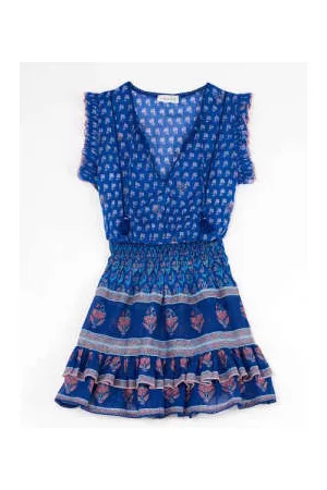M.A.B.E Women Printed & Patterned Dresses - Delfi Print Sundress