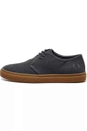 Fred Perry Men Sneakers - Linden Canvas - Charcoal