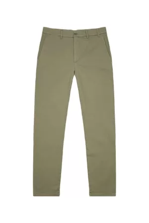 Norse projects Men Skinny Pants - Aros Slim Stretch Trousers - Dried Sage